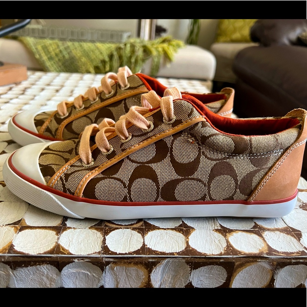 Coach Barrett Sneaker Khaki Style A1076